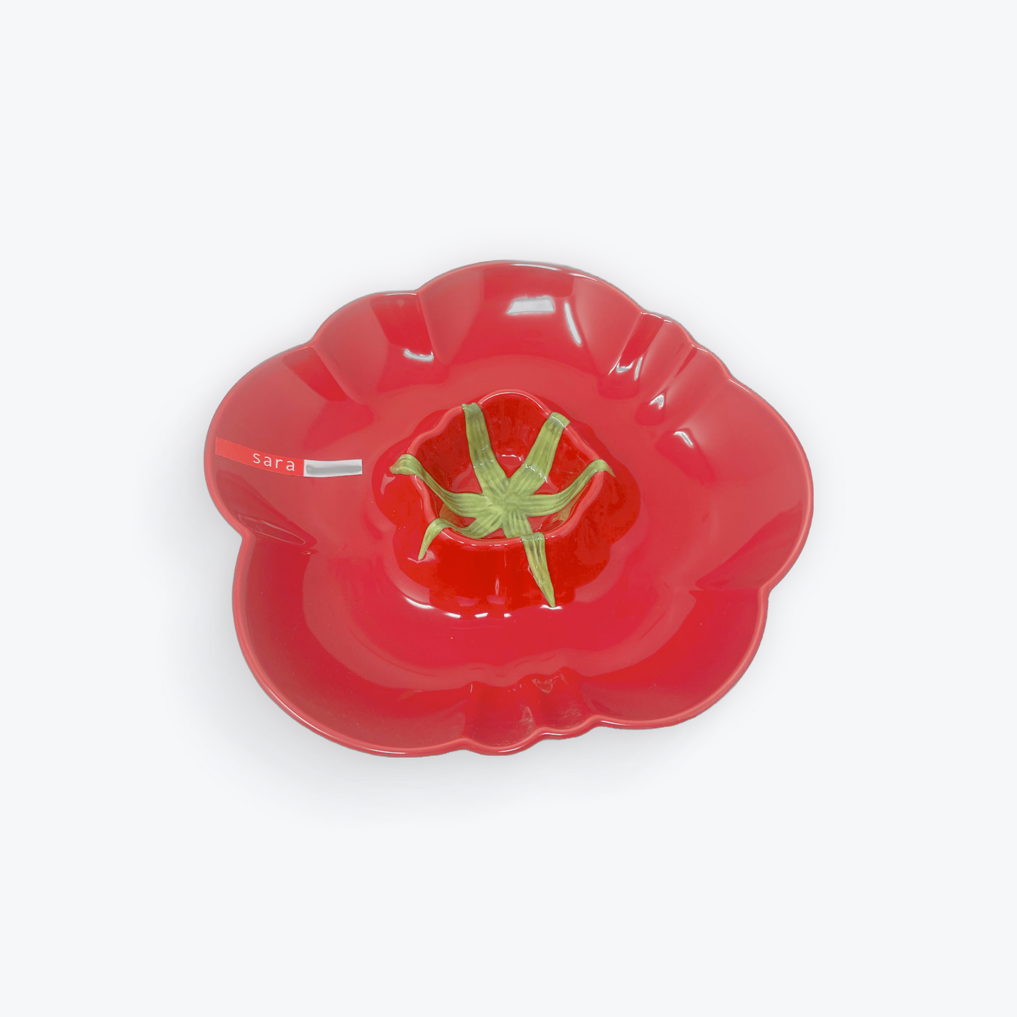 Pomodoro 29.5 cm Chip and Dip – Made in Italy by Sara Cucina