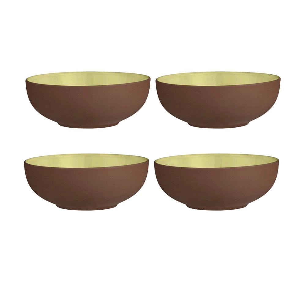Set of 4 Sienna Straw Bowls 15cm by Maxwell & Williams | Dishwasher & Microwave Safe