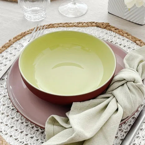 Maxwell & Williams Sienna Bowl 18cm – Straw | Microwave & Dishwasher Safe