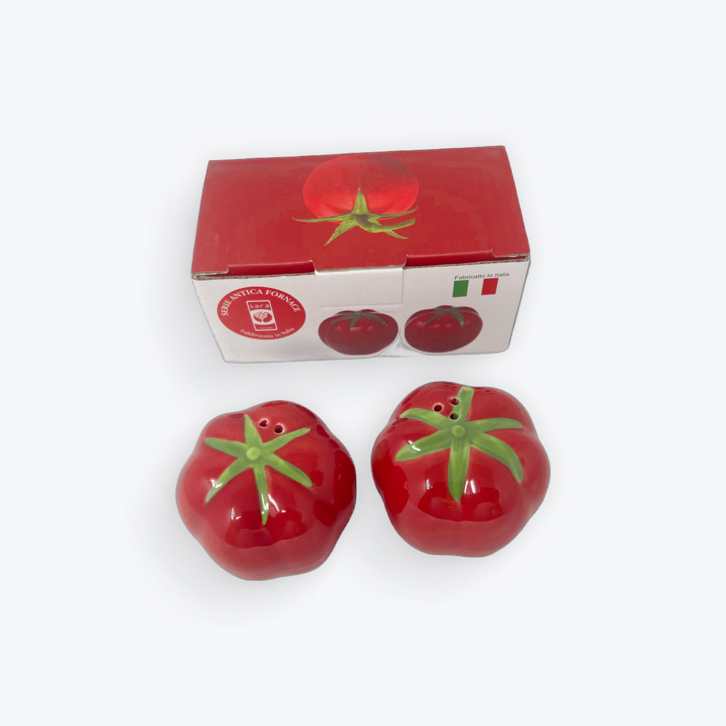 Pomodoro Salt & Pepper Set – Made in Italy by Sara Cucina
