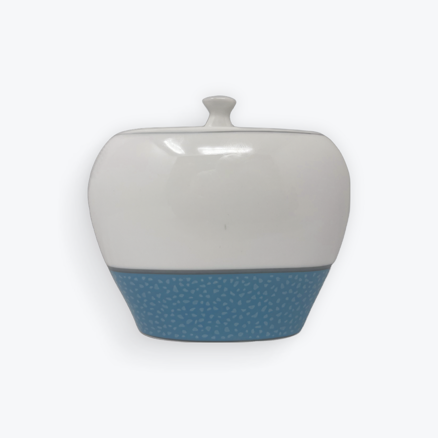 SPAL Portugal Sugar Pot 240 ML – Blue Stitches Design | Elegant &Durable | Made in Portugal