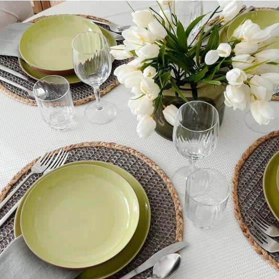Set of 4 Sienna Straw Bowls - 20cm | Maxwell & Williams