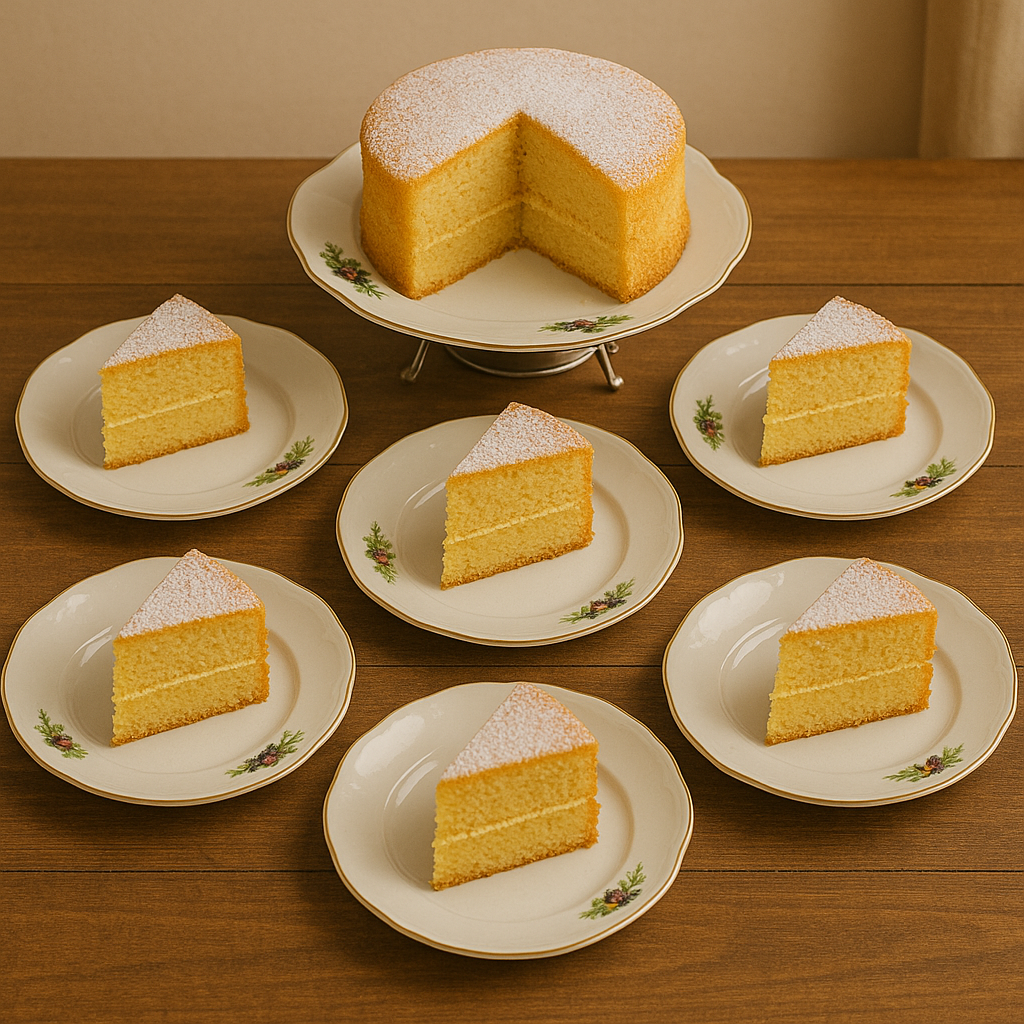 7-Piece Fine Porcelain Cake Serving Set – Vintage Style (Copy)
