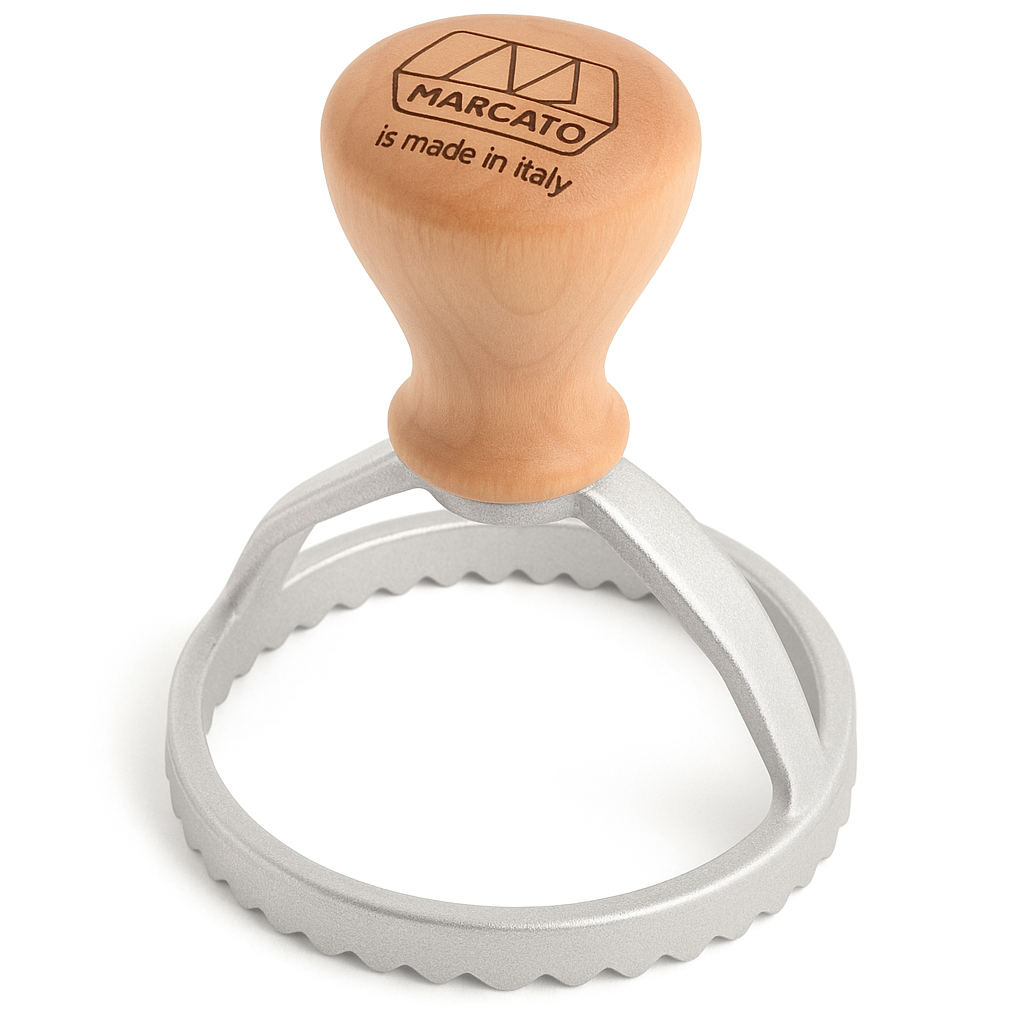 Marcato Pasta Stamp 8cm Round โ Durable & Easy to Use | Made in Italy ๐ฎ๐น