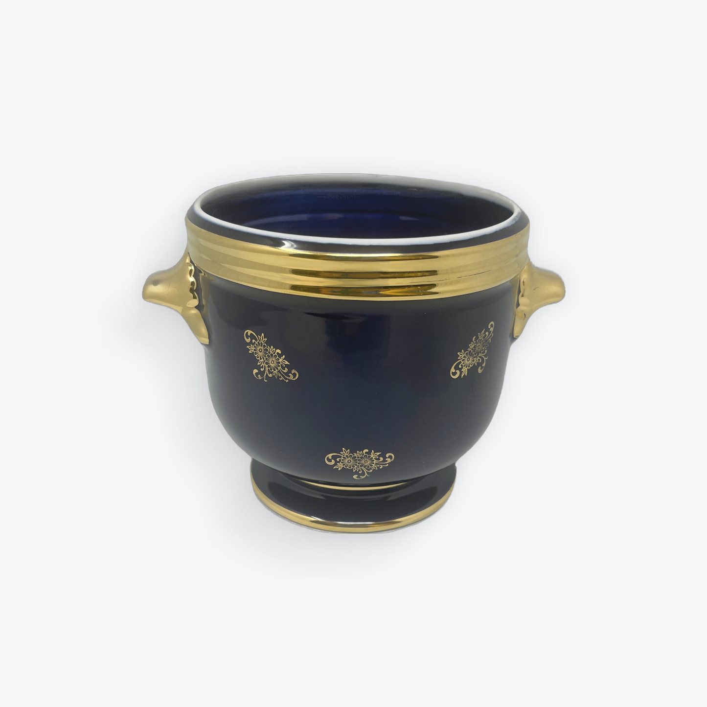 Limoges Planter Original Cobalt Limoges π«π·