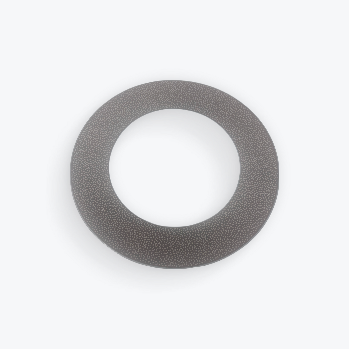Spal Round Flat Plate 32cm โ Nugget Brown | Made in Portugal ๐ต๐น