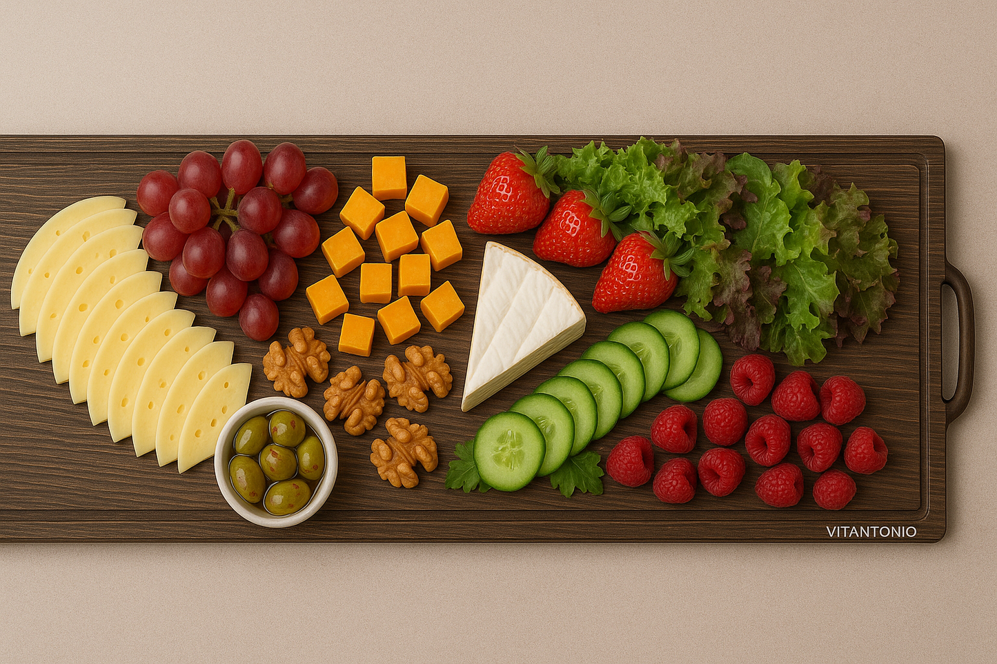Rustic Charcuterie Serving Board – 1005mm x 305mm – Made in Italy
