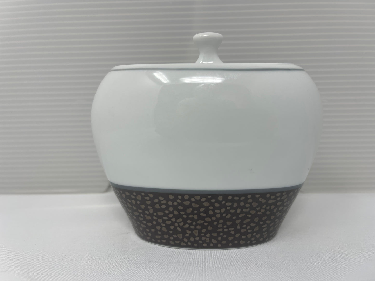 SPAL Portugal Sugar Pot 240 ML – Brown Nugget Design | Elegant Durable | Made in Portugal 