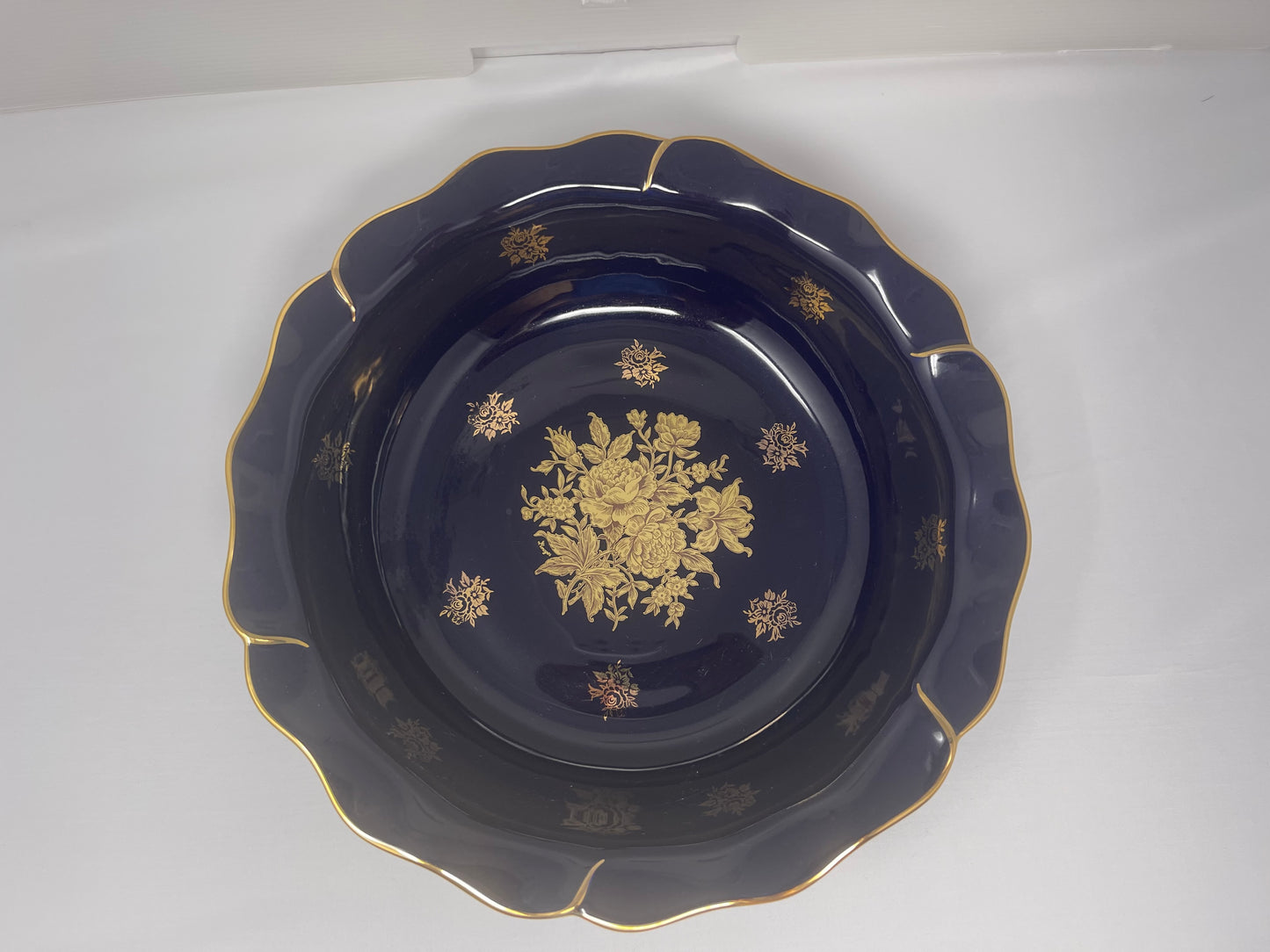 Limoges 30 Cm Deep Bowl Orignal Cobalt π«π·