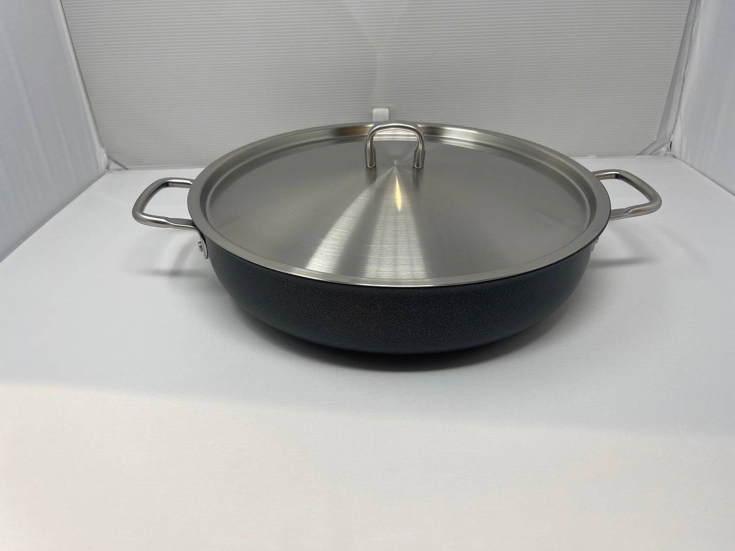 32 cm Extra Low Granite Casserole – 6.0 L, Non-Stick, Induction Base, Made in Turkey