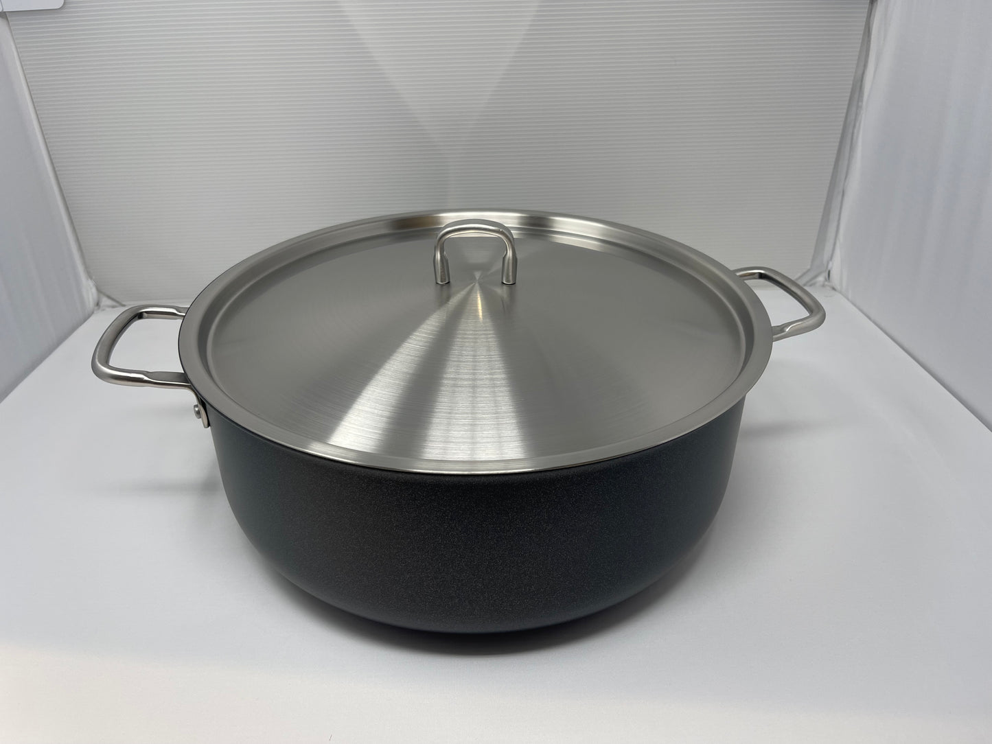 32 cm Low Casserole Granite Casserole – 10 L , Non-Stick, Induction Base, Made in Turkey