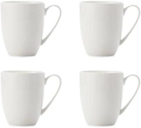 Maxwell & Williams Mansion Coupe Mug 350ml – White | Microwave & Dishwasher Safe