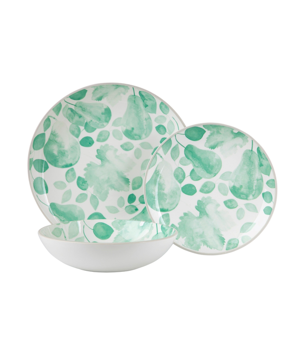 Giverny 12 Pcs Green Dinner set– Maxwell & Williams