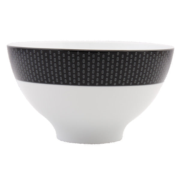 Spal Salad Bowl β Rainbow Stitches Black Γ21x12 cm | 2.1L | Made in Portugal π΅πΉ