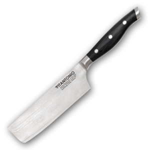 Rising Sun Santoku Knife – Damascus Style, Made in Japan