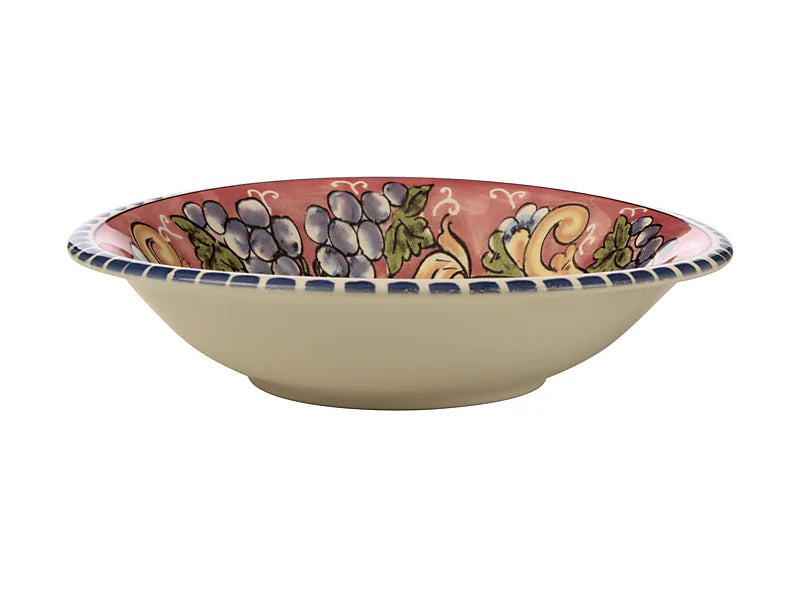 Set of 6 Salerno Grapes Pasta Bowls by Maxwell & Williams – 21.5 cm | Authentic Italian Ceramic Tableware (Copy)