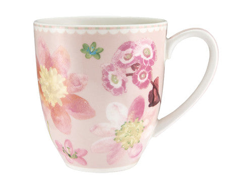 Maxwell & Williams Primula Coupe Mug 375ml – Porcelain, Microwave & Dishwasher Safe