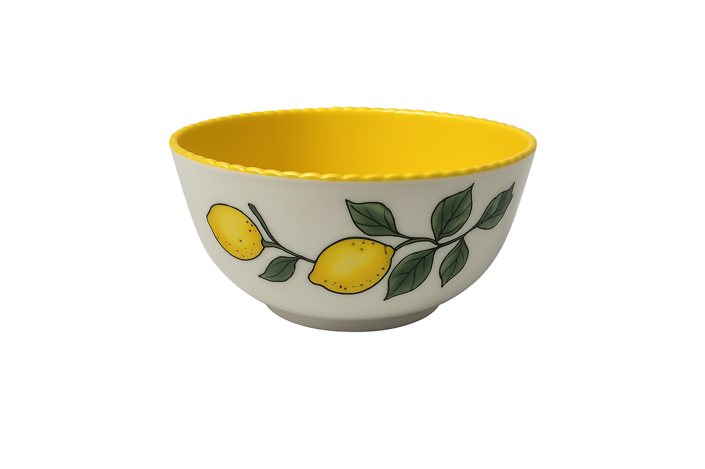 Sara Antica Fornace “Lemon” Bowl – 14.5 cm, Made in Italy, Dishwasher & Microwave Safe