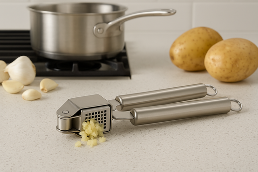 Garlic Press – 18/10 Stainless Steel