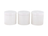 Maxwell & Williams White Basics Diamonds Canister Set – 3 Piece, 600ml Porcelain Storage Jars