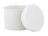 Maxwell & Williams White Basics Diamonds Canister Set – 3 Piece, 600ml Porcelain Storage Jars