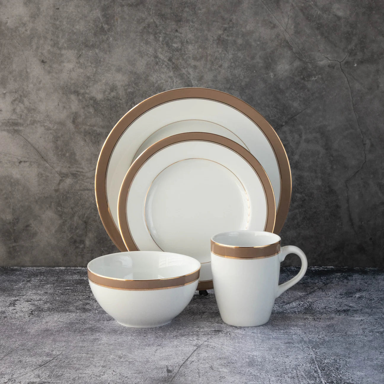16 Pcs Dinner set Green Ribbon 🇧🇩