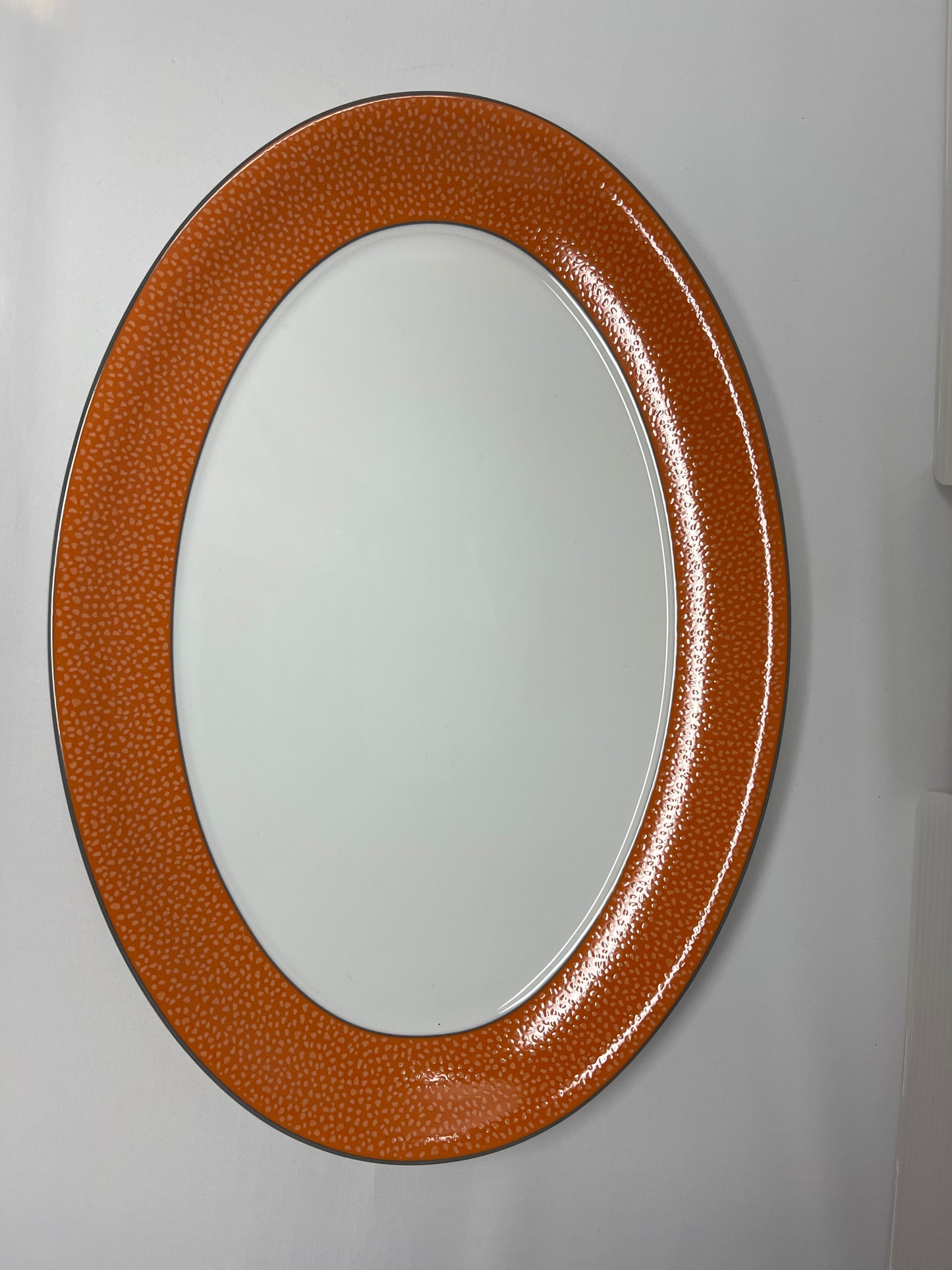Spal 15.5” Oval Platter – Orange Nugget 🇵🇹