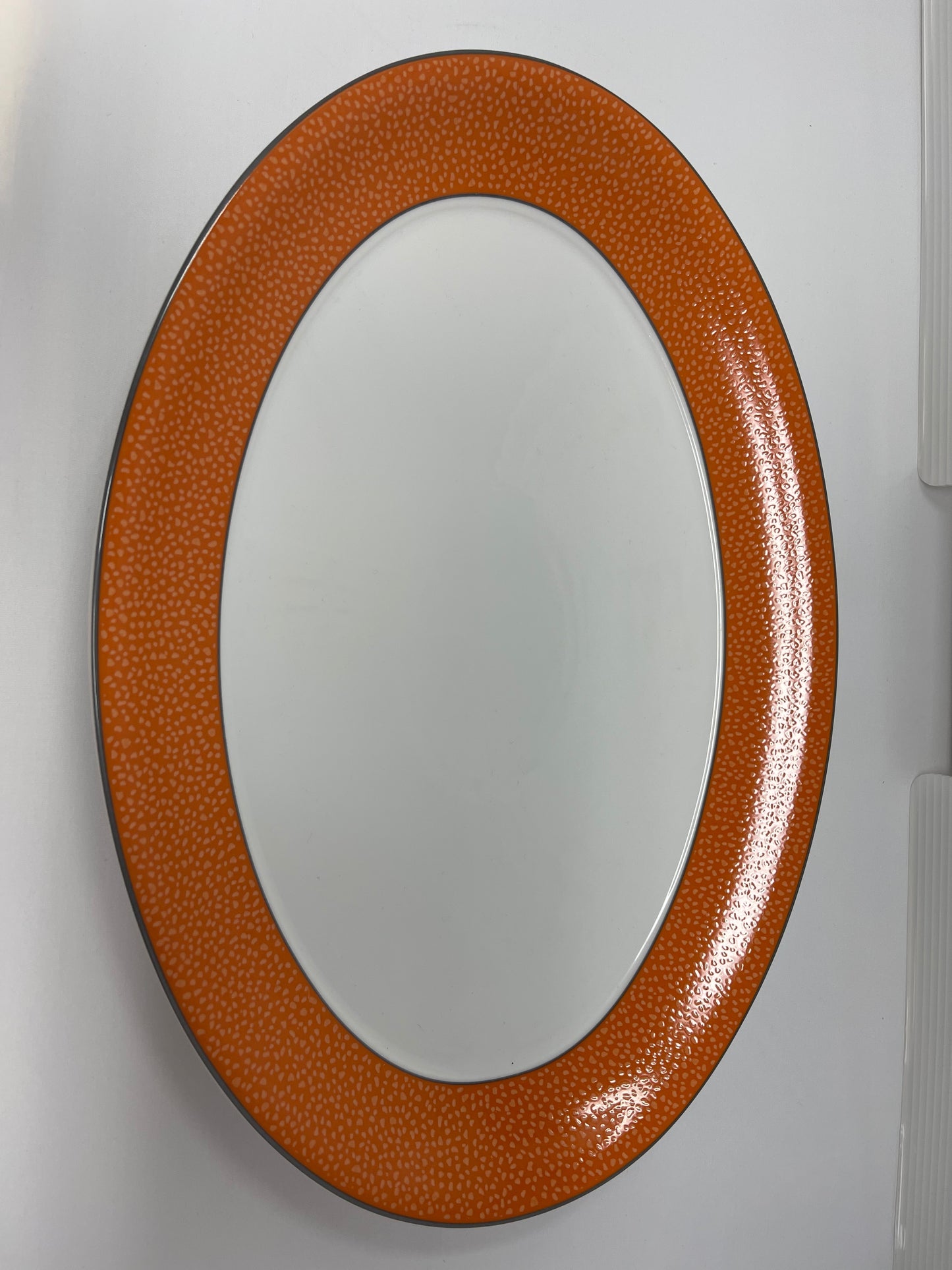 Spal 15.5” Oval Platter – Orange Nugget 🇵🇹