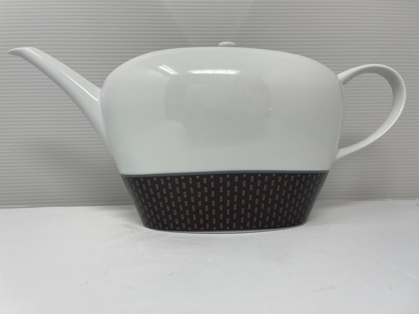 SPAL Portugal Teapot 1620 ML – Stitches BLack | Dishwasher & Microwave Safe | Made in Portugal 🇵🇹