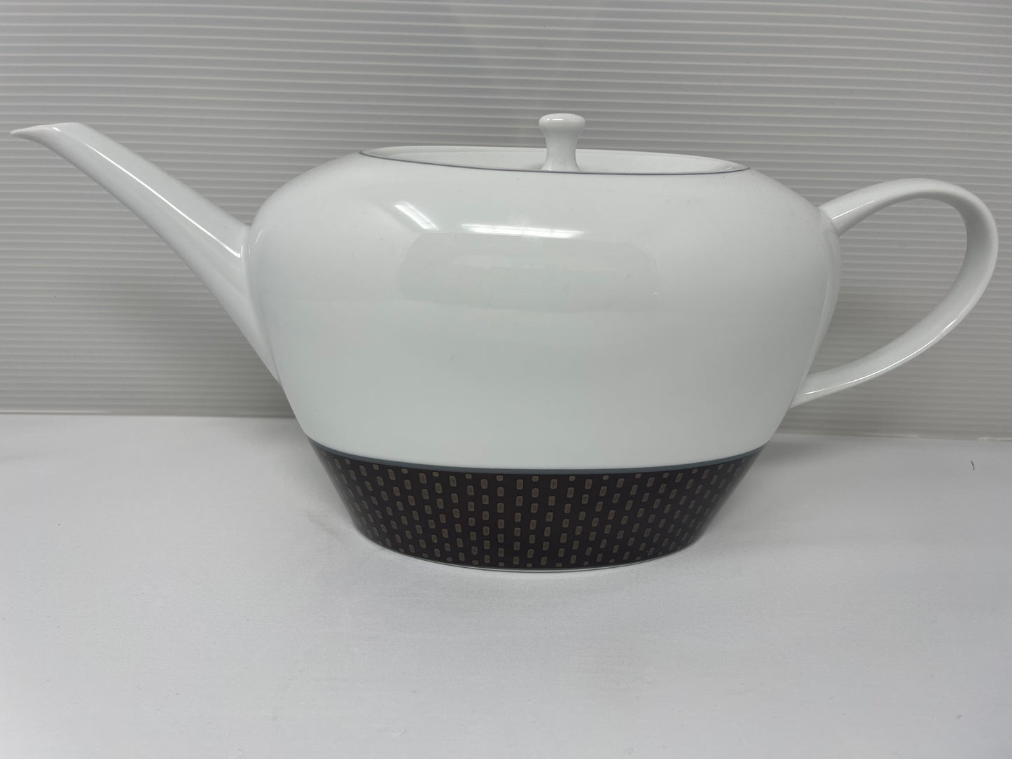 SPAL Portugal Teapot 1620 ML – Stitches BLack | Dishwasher & Microwave Safe | Made in Portugal 🇵🇹