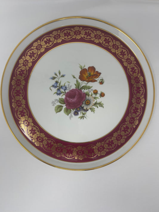 Limoges  30 Cm Platter Original Cobalt 🇫🇷