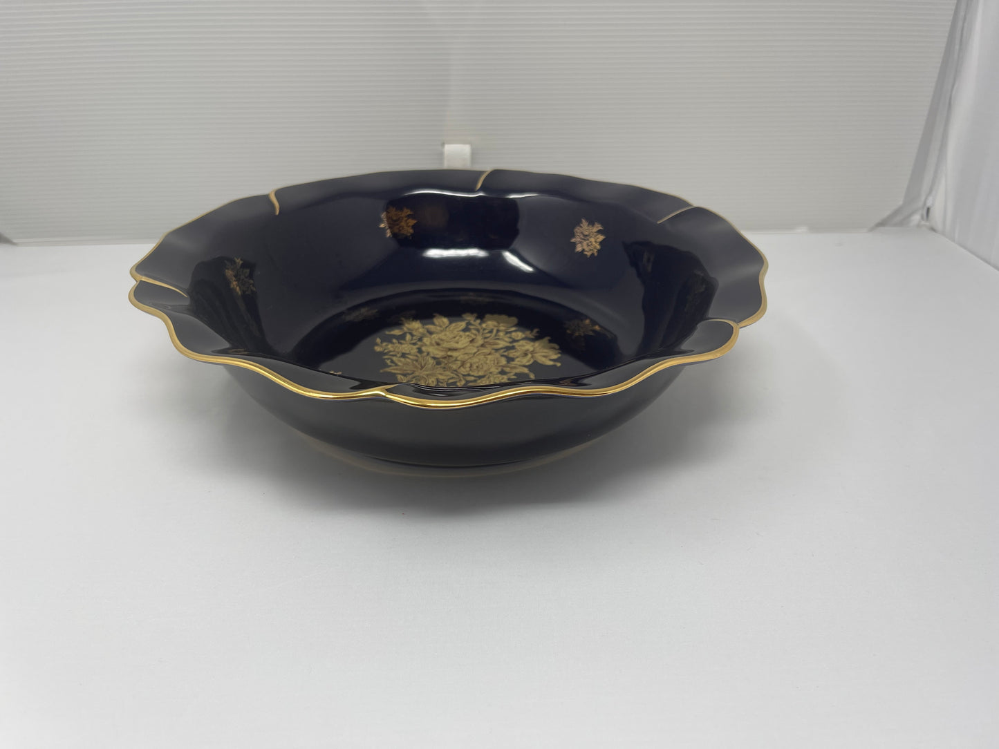 Limoges 30 Cm Deep Bowl   Orignal Cobalt 🇫🇷