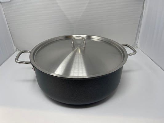 32 cm Low Casserole  Granite Casserole – 10 L , Non-Stick, Induction Base, Made in Turkey