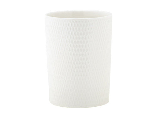 Maxwell & Williams White Basics Diamonds Utensil Holder – Porcelain, Dishwasher Safe
