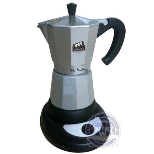 Vev Vigano Italian Moka Electric Tradizioni Espresso Maker –6 Cups