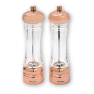 Copper Salt &Pepper Shaker Set 21.5 Cm– Elegant & Durable – Made in Italy