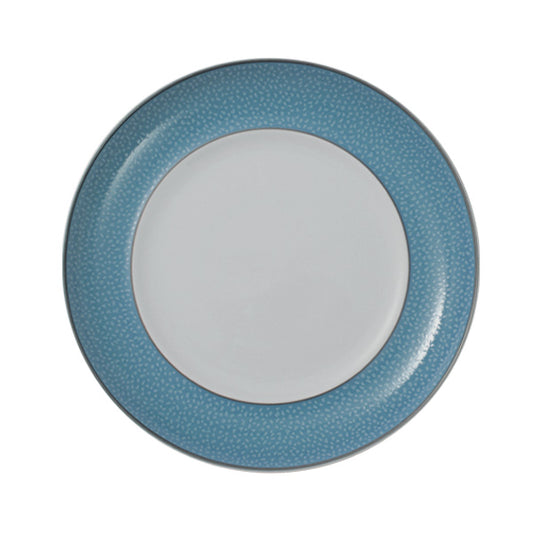 SPAL Porcelain Dessert Plate – Ø 22 cm –Nugget Blue Design – Made in Portugal