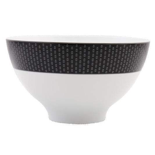 Spal Salad Bowl – Rainbow Stitches Black Ø21x12 cm | 2.1L | Made in Portugal 🇵🇹