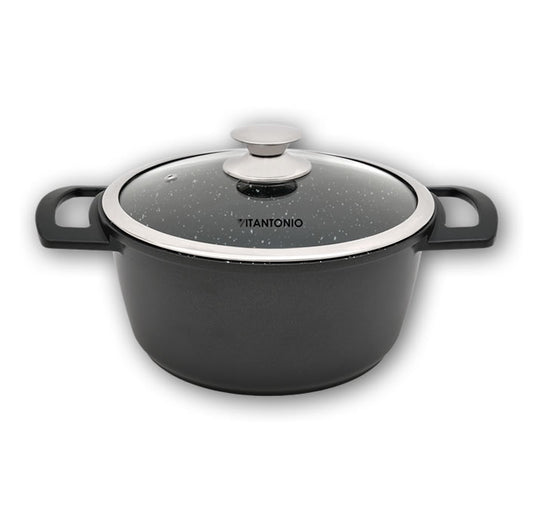 Vitantonio Non-Stick Casserole – 24 cm / 7L – Made in Italy