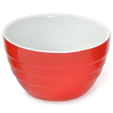 Sara Cucina Red Mixing Bowl Dish Washer & Microwave Safe
